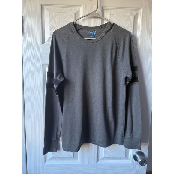 J. Crew Slim Long Sleeve Small Men's Gray and Black Basic Everyday Lounge - Picture 1 of 5